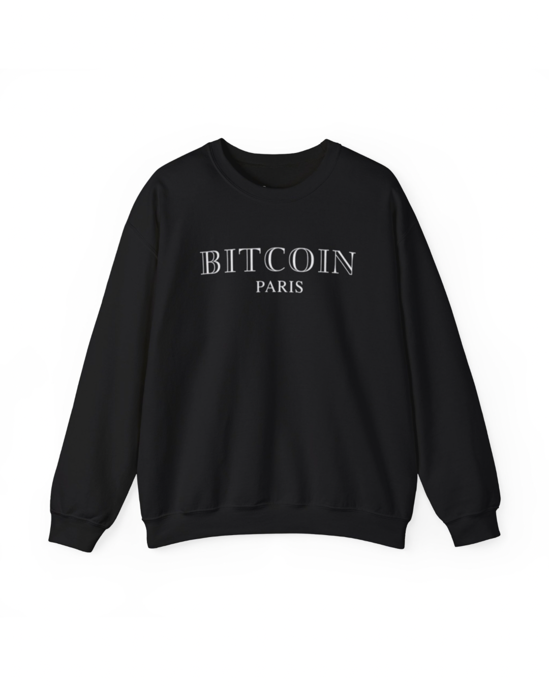 BITCOIN PARIS Heavy Crewneck Sweatshirt