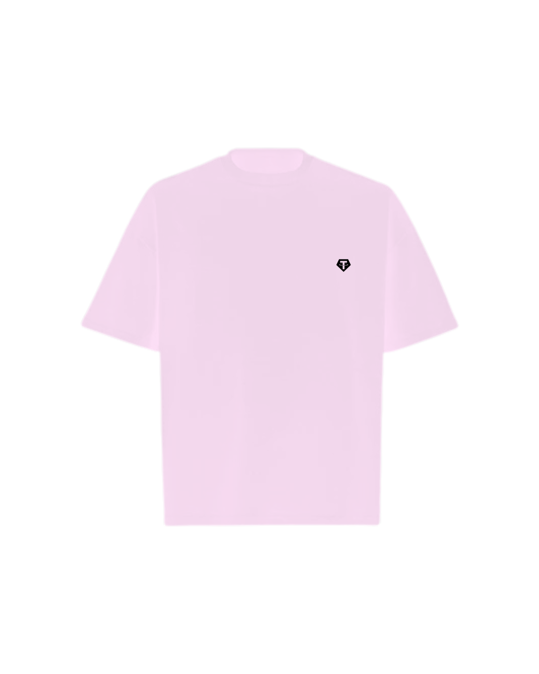 USDT TETHER Simple Oversized Boxy Tee