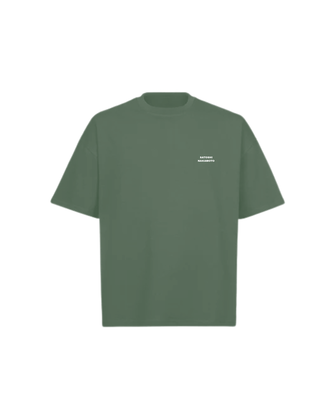 SATOSHI NAKAMOTO Oversized Boxy Tee