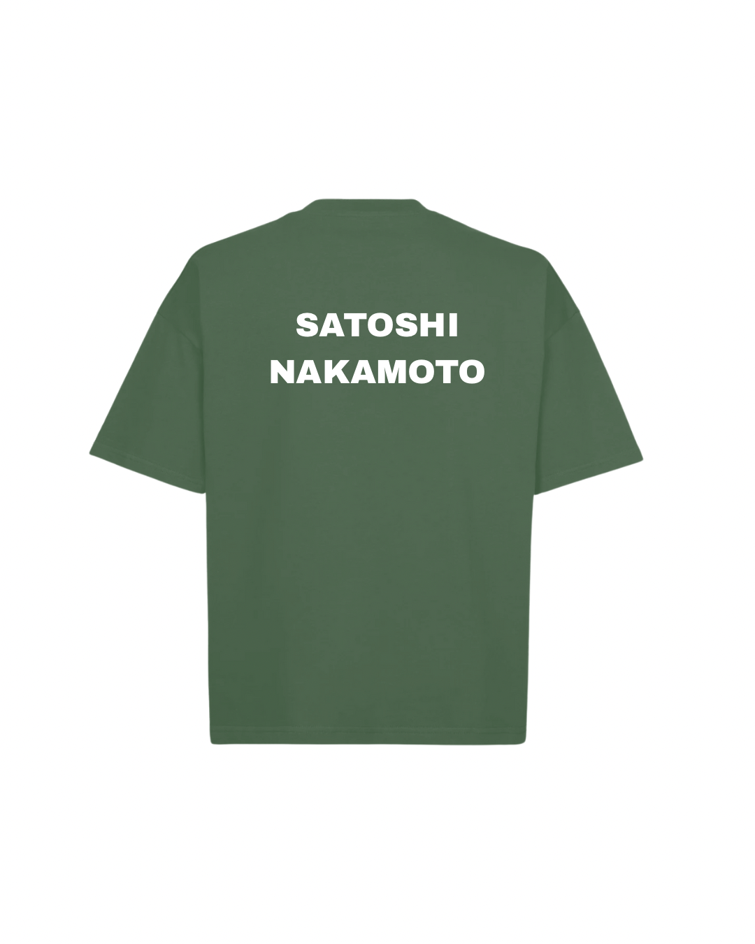 SATOSHI NAKAMOTO Oversized Boxy Tee