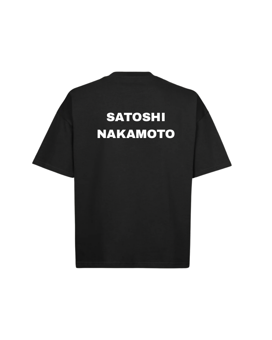 SATOSHI NAKAMOTO Oversized Boxy Tee
