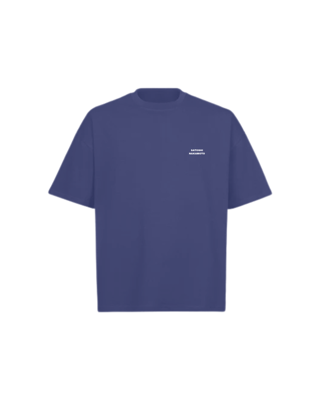 SATOSHI NAKAMOTO Oversized Boxy Tee