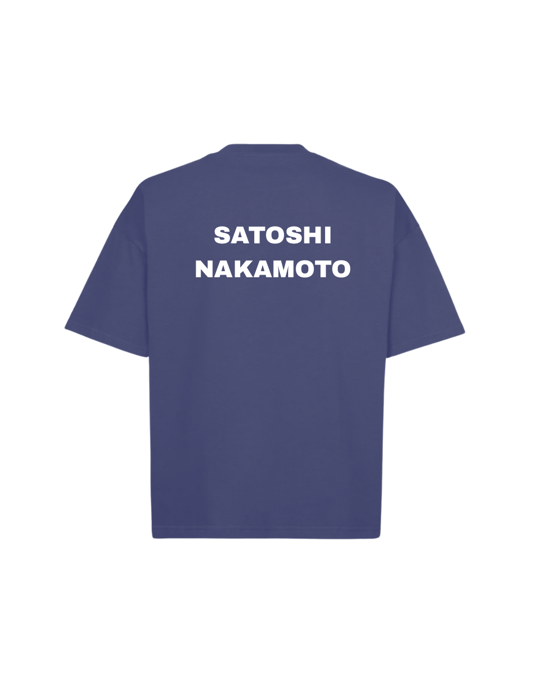 SATOSHI NAKAMOTO Oversized Boxy Tee