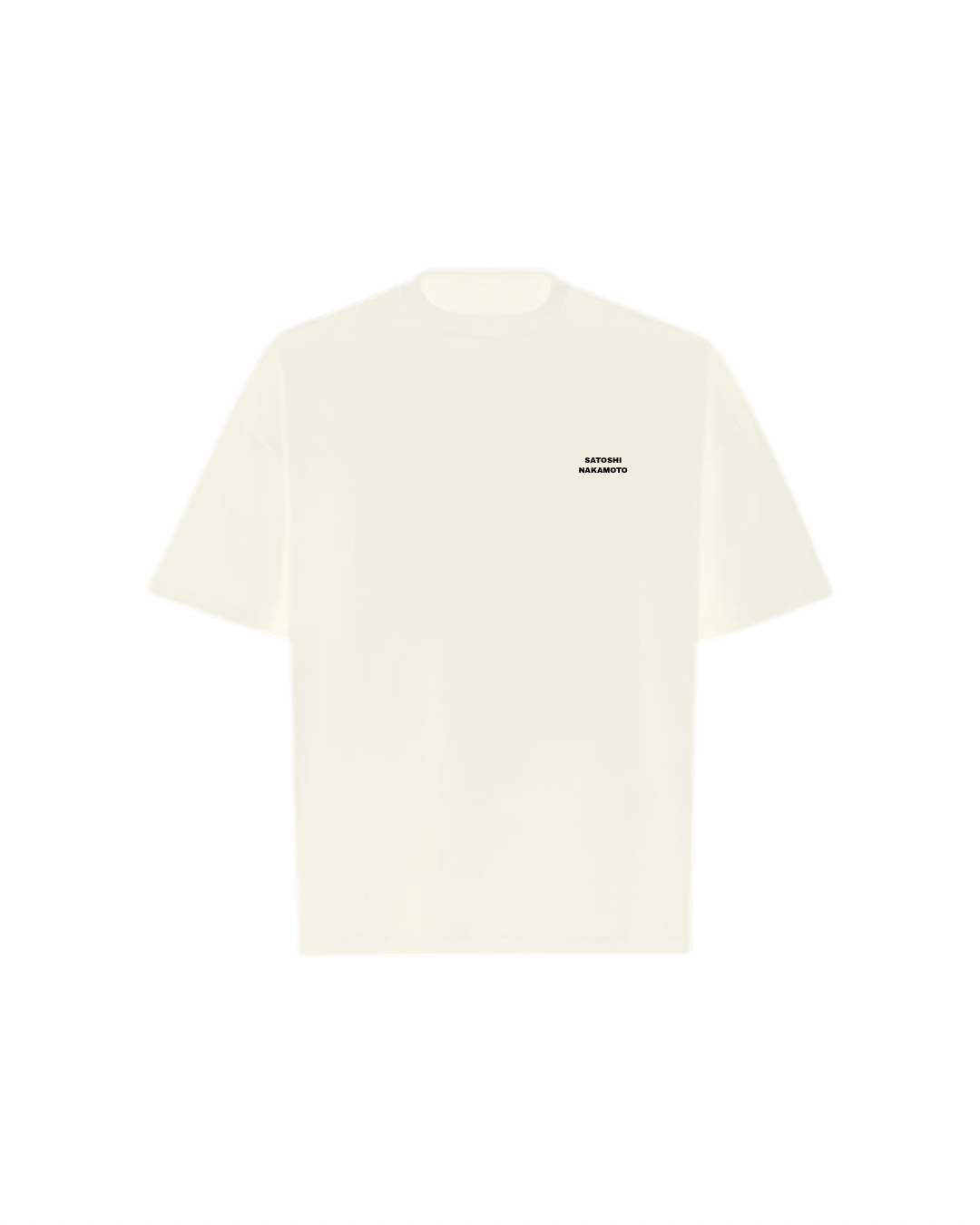 SATOSHI NAKAMOTO Oversized Boxy Tee
