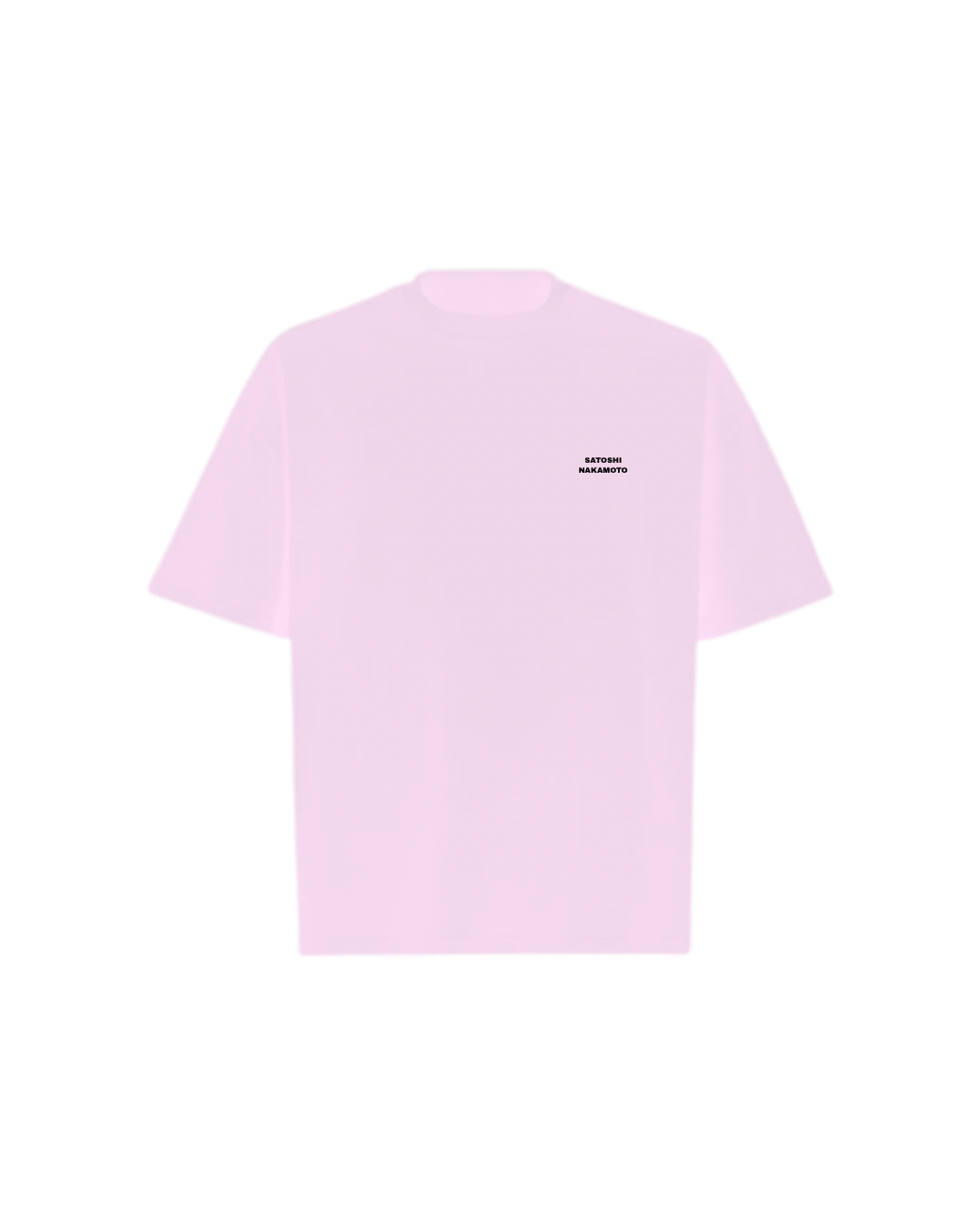 SATOSHI NAKAMOTO Oversized Boxy Tee