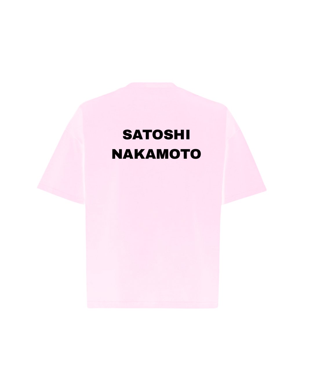 SATOSHI NAKAMOTO Oversized Boxy Tee