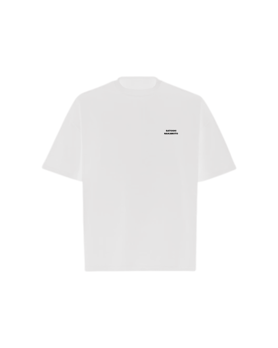 SATOSHI NAKAMOTO Oversized Boxy Tee