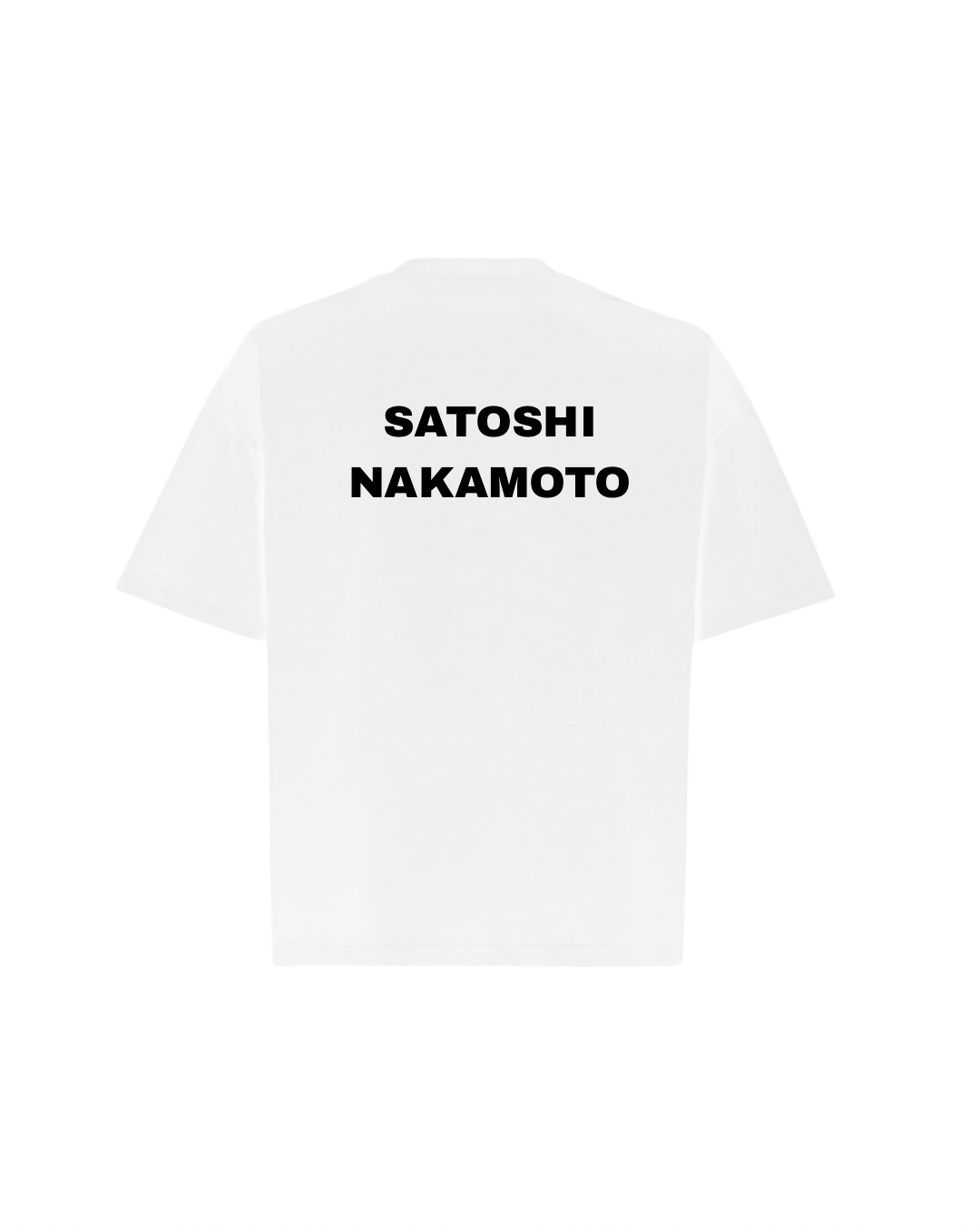 SATOSHI NAKAMOTO Oversized Boxy Tee