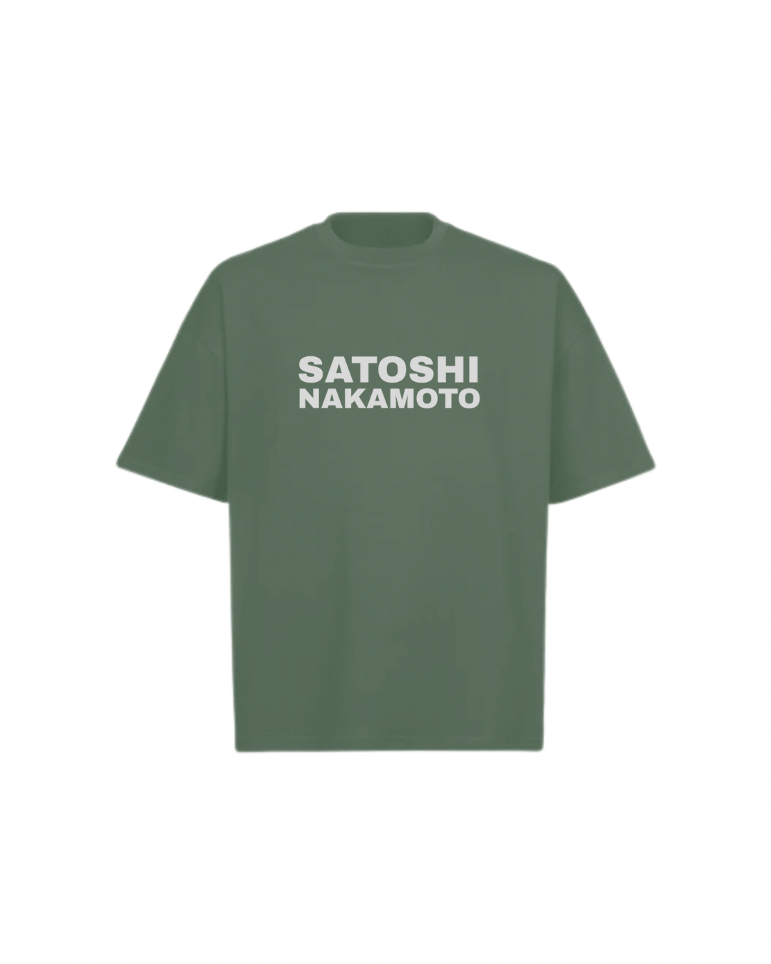 SATOSHI SPELLOUT Logo Oversized Boxy Tee