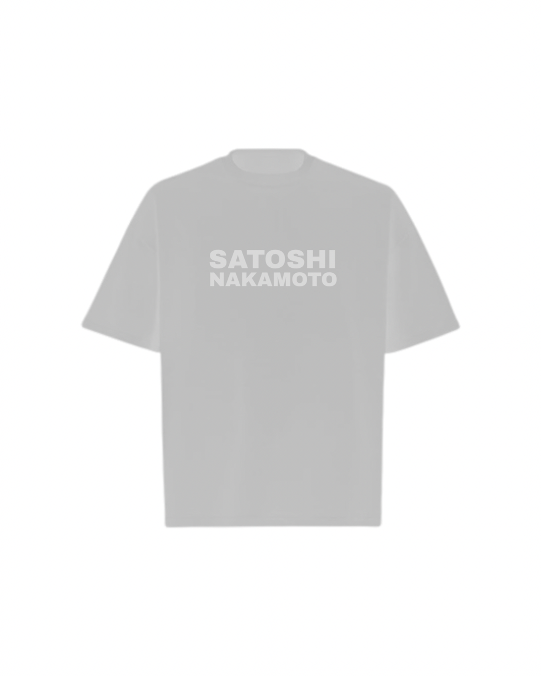 SATOSHI SPELLOUT Logo Oversized Boxy Tee