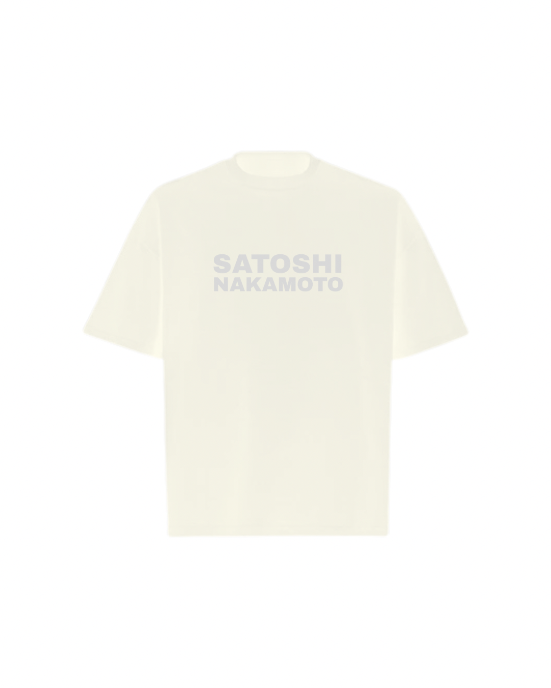 SATOSHI SPELLOUT Logo Oversized Boxy Tee