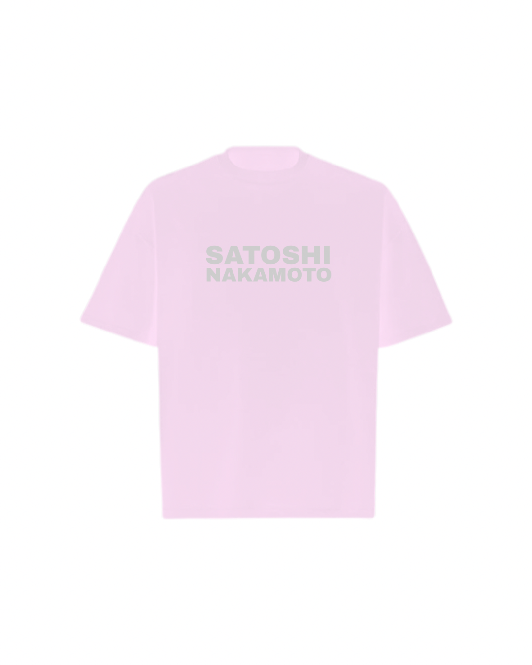 SATOSHI SPELLOUT Logo Oversized Boxy Tee