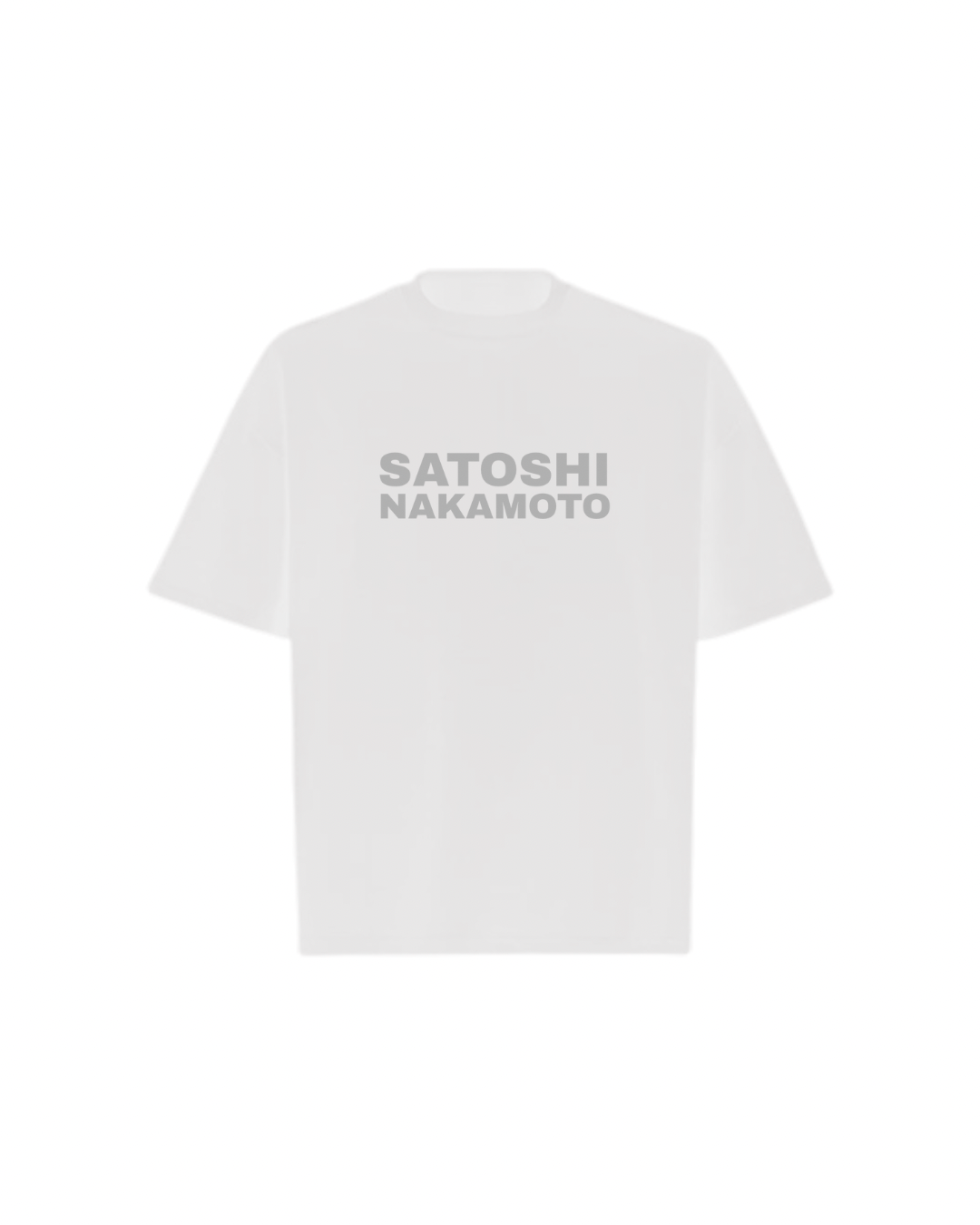 SATOSHI SPELLOUT Logo Oversized Boxy Tee