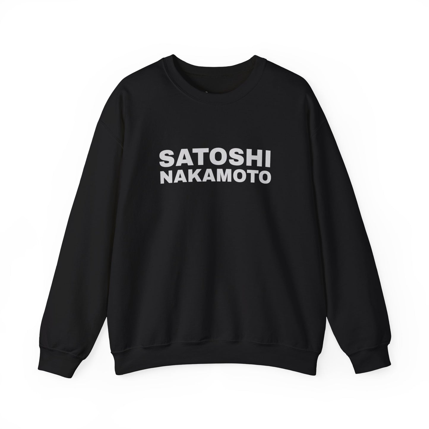 SATOSHI NAKAMOTO Heavy Crewneck Sweatshirt