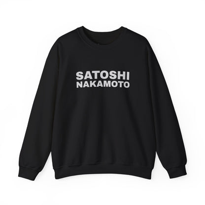 SATOSHI NAKAMOTO Heavy Crewneck Sweatshirt