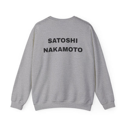 Satoshi Nakamoto Heavy Crewneck Sweatshirt