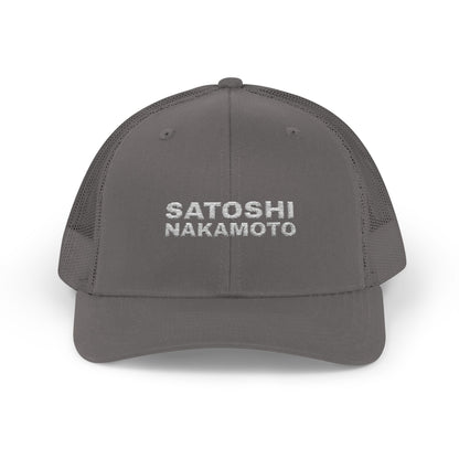 SATOSHI NAKAMOTO TRUCKER CAP