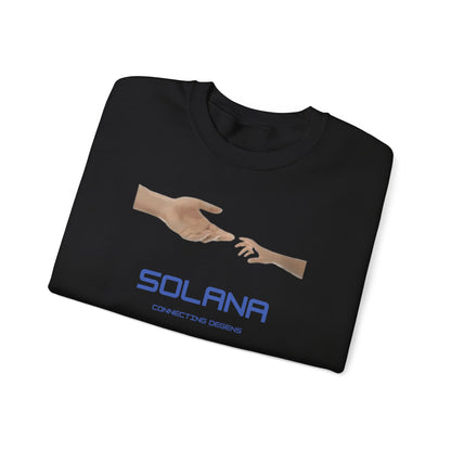 SOLANA CONNECTING DEGENS Heavy Crewneck Sweatshirt
