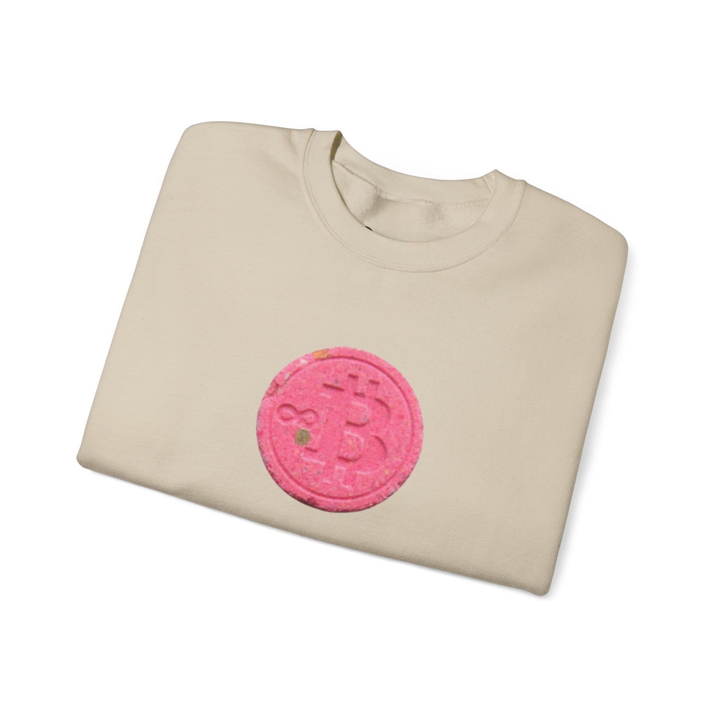 BITCOIN PILL Heavy Crewneck Sweatshirt