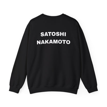 Satoshi Nakamoto Heavy Crewneck Sweatshirt