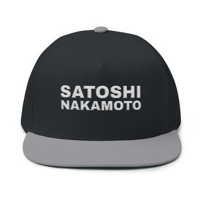 SATOSHI NAKAMOTO SNAPBACK CAP