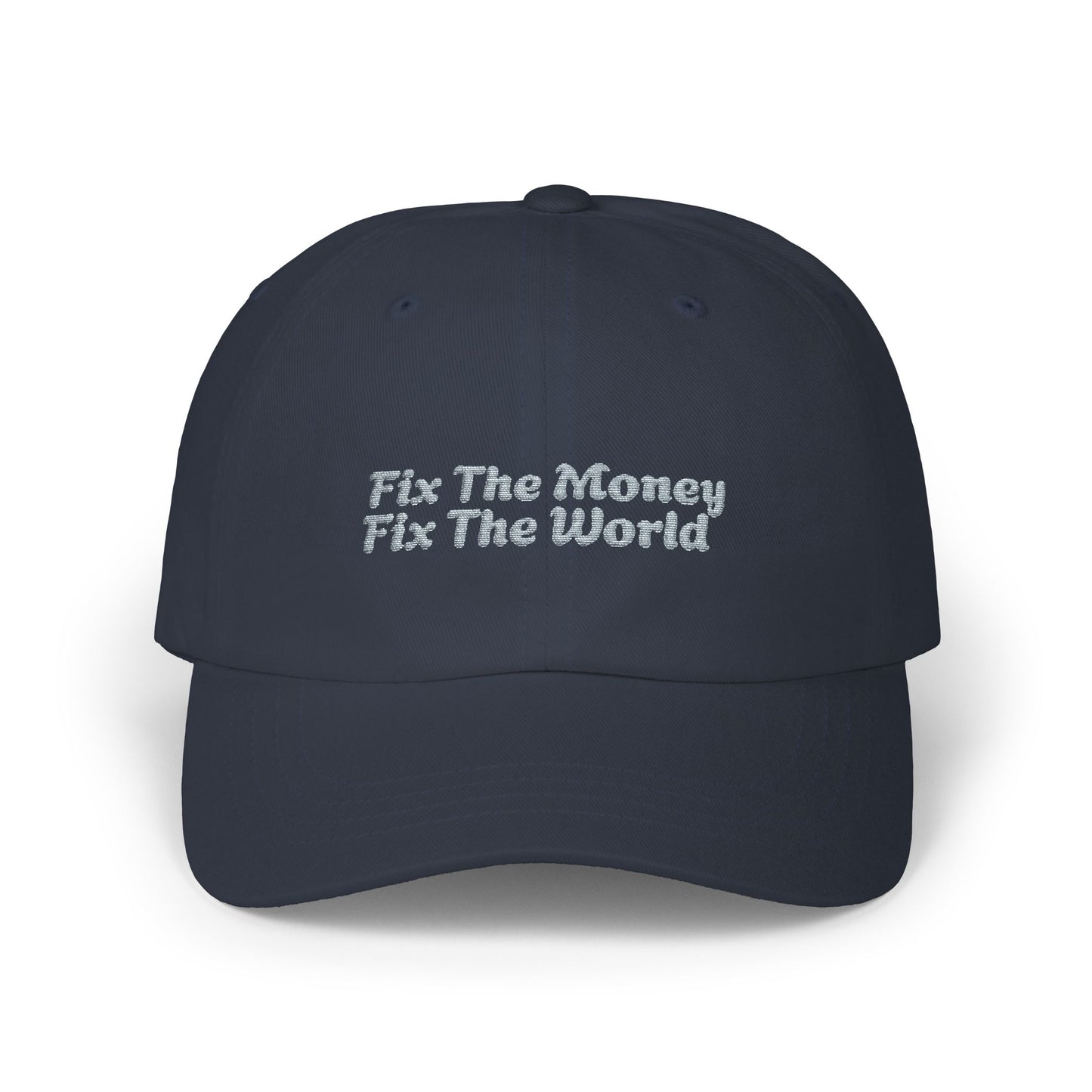 FIX THE MONEY BASEBALL CAP