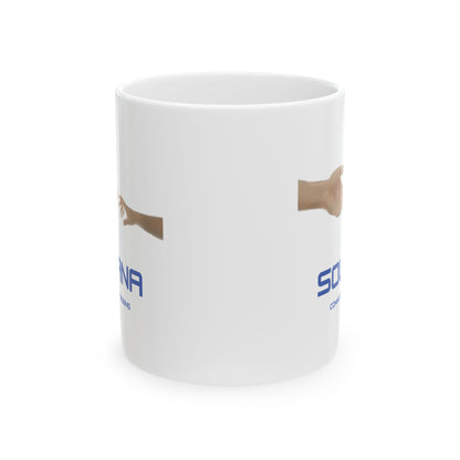 SOLANA CONNECTING DEGENS MUG