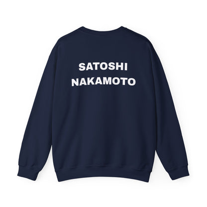 Satoshi Nakamoto Heavy Crewneck Sweatshirt