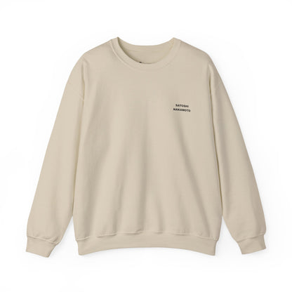Satoshi Nakamoto Heavy Crewneck Sweatshirt