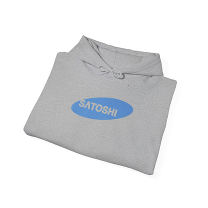 SATOSHI Logo heavyweight hoodie