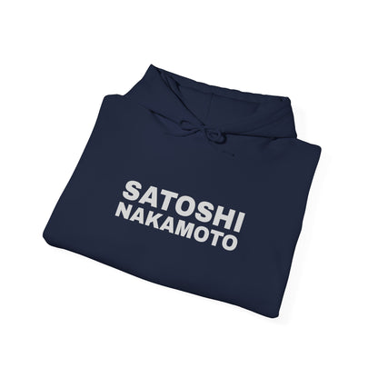 SATOSHI Logo heavyweight hoodie