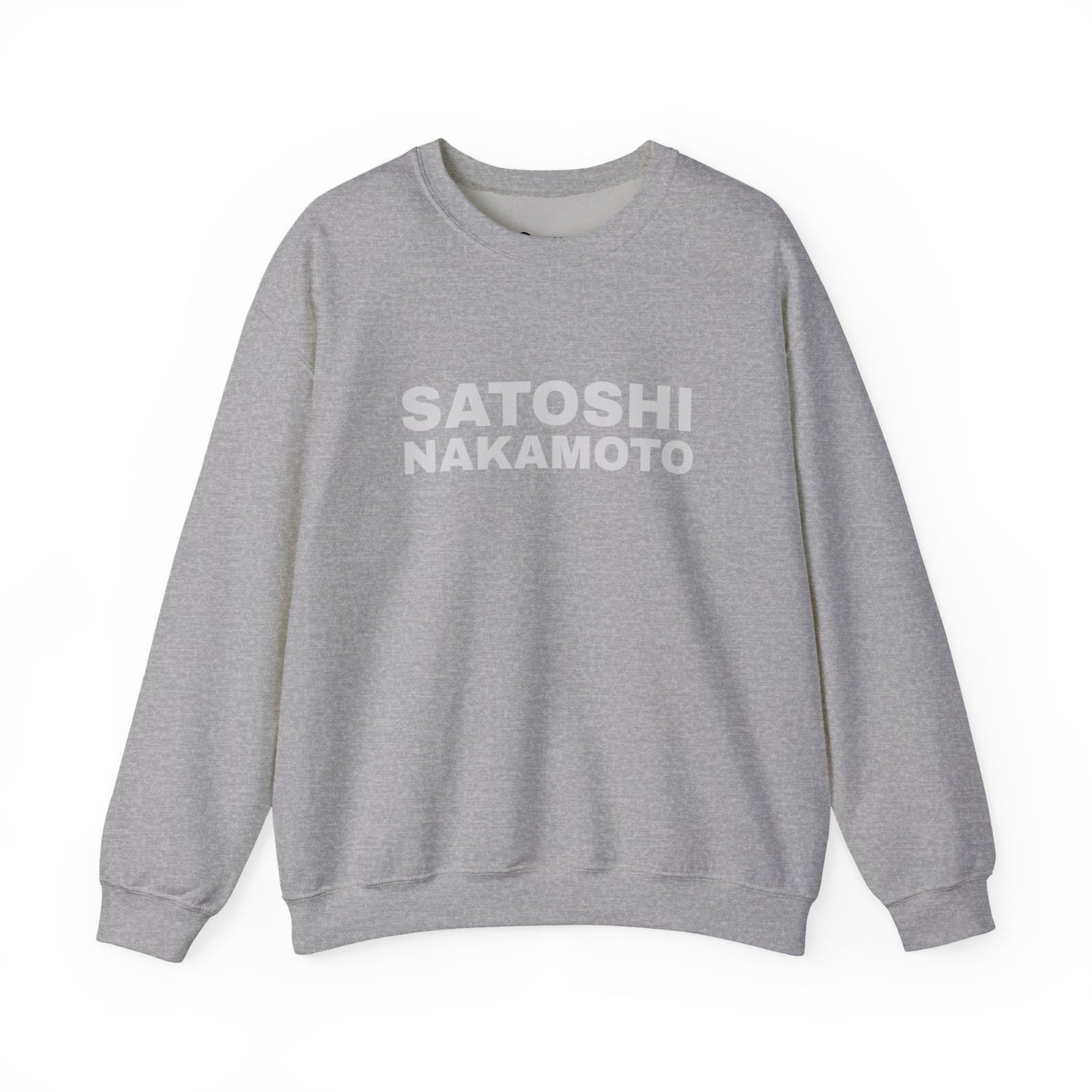 SATOSHI NAKAMOTO Heavy Crewneck Sweatshirt