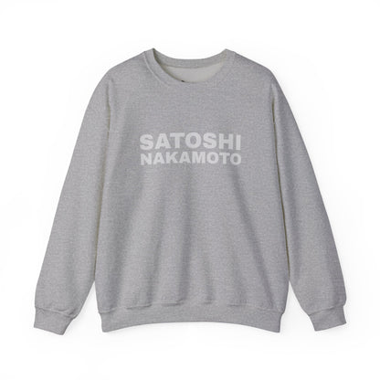 SATOSHI NAKAMOTO Heavy Crewneck Sweatshirt