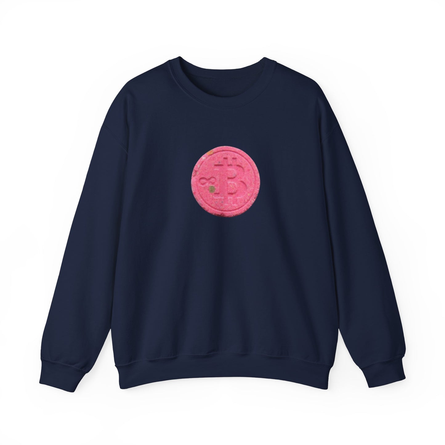 BITCOIN PILL Heavy Crewneck Sweatshirt