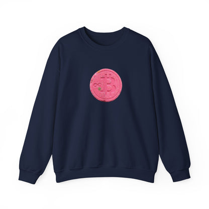 BITCOIN PILL Heavy Crewneck Sweatshirt