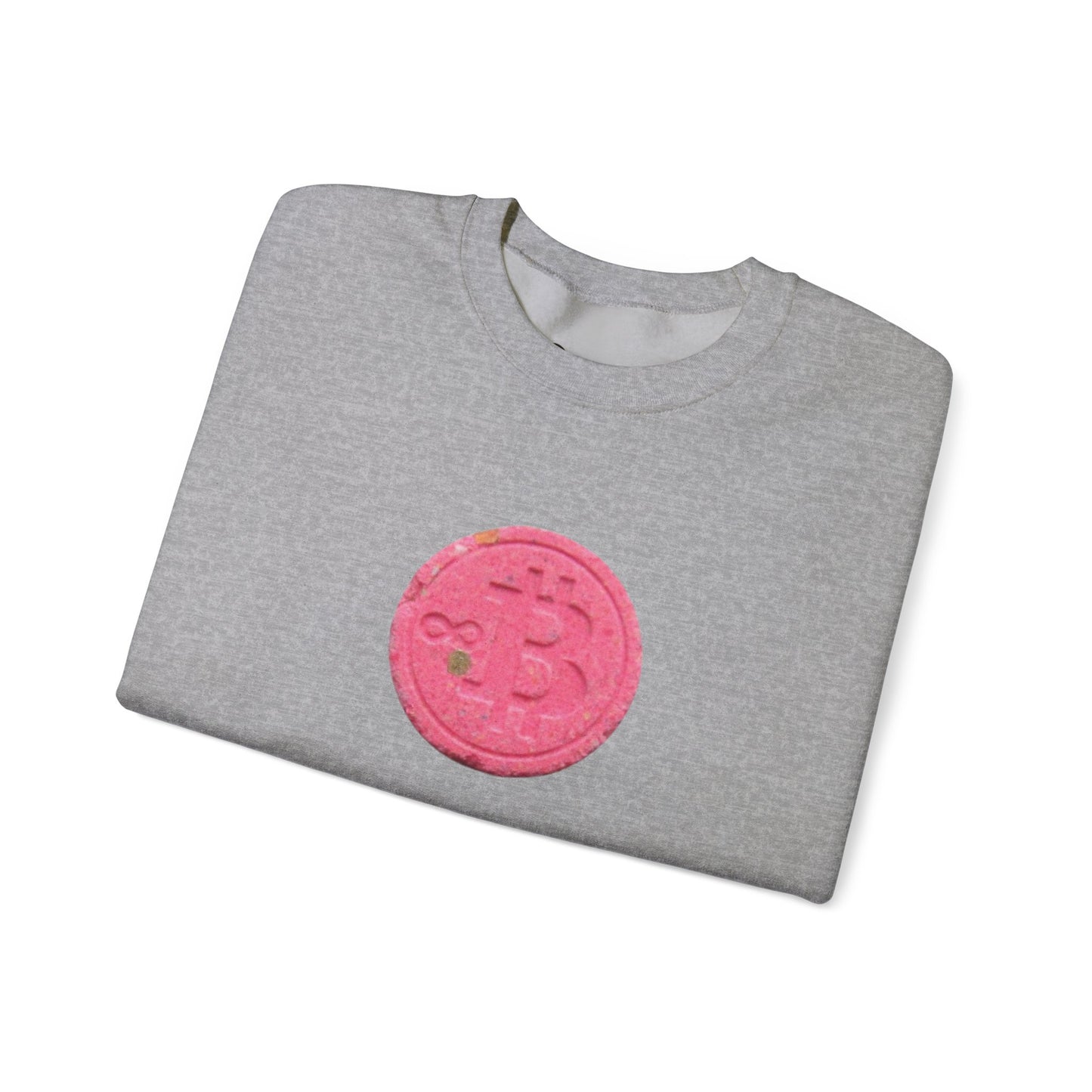 BITCOIN PILL Heavy Crewneck Sweatshirt