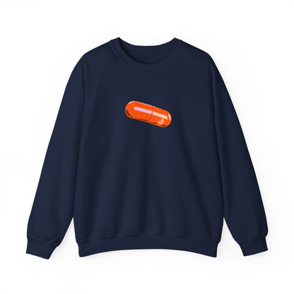 BITCOIN PILL Heavy Crewneck Sweatshirt
