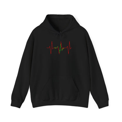 CHART BEAT heavyweight hoodie