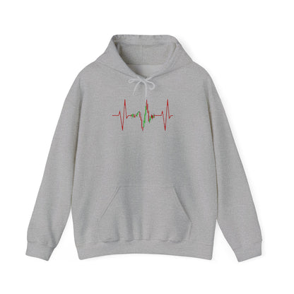 CHART BEAT heavyweight hoodie