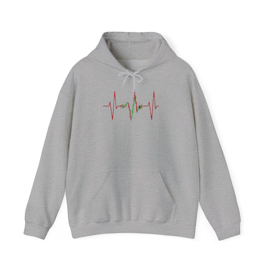 CHART BEAT heavyweight hoodie