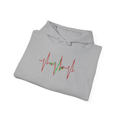 CHART BEAT heavyweight hoodie