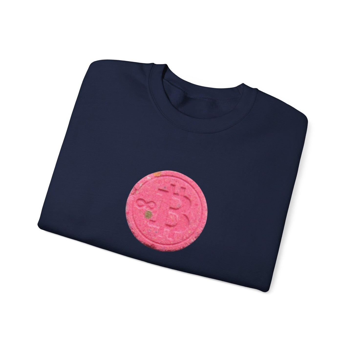 BITCOIN PILL Heavy Crewneck Sweatshirt