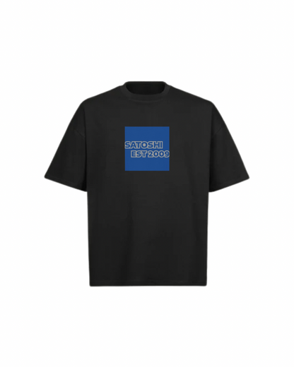 SATOSHI 2009 Logo Oversized Boxy Tee