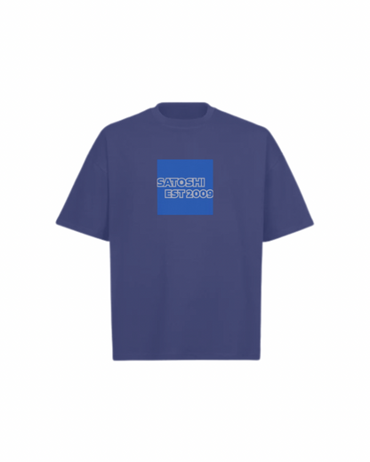 SATOSHI 2009 Logo Oversized Boxy Tee