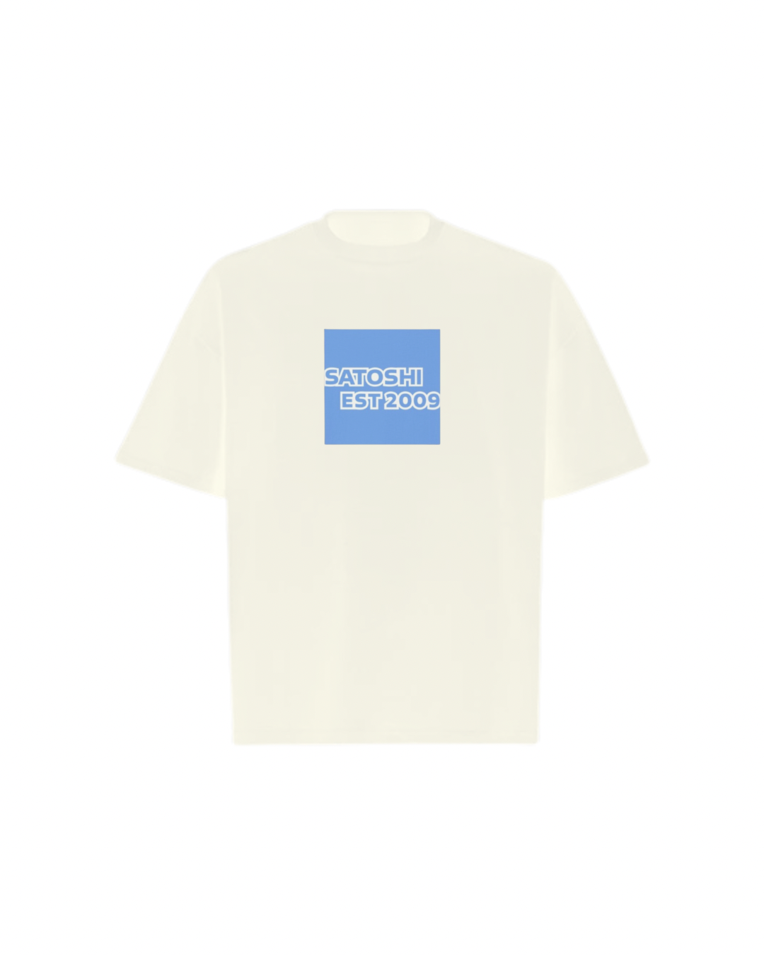 SATOSHI 2009 Logo Oversized Boxy Tee