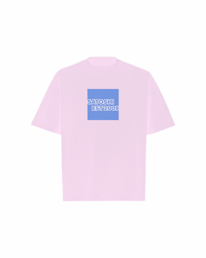 SATOSHI 2009 Logo Oversized Boxy Tee