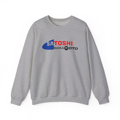 Satoshi Nakamoto LOGO Heavy Crewneck Sweatshirt