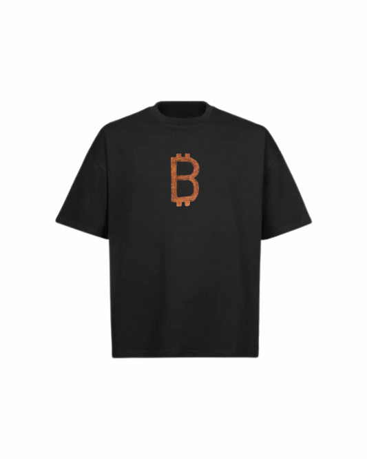 BITCOIN BTC B Logo Oversized Boxy Tee