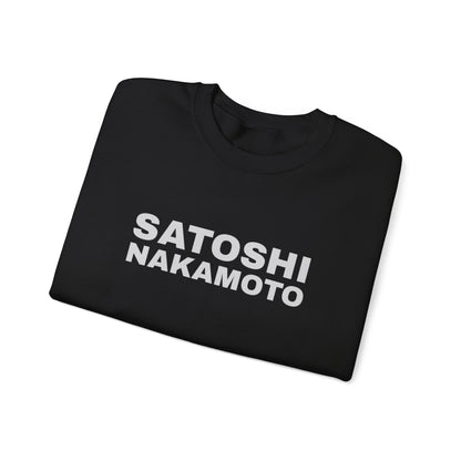 SATOSHI NAKAMOTO Heavy Crewneck Sweatshirt