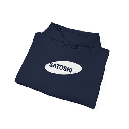 SATOSHI Logo heavyweight hoodie